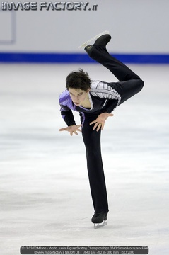 2013-03-02 Milano - World Junior Figure Skating Championships 0743 Simon Hocquaux FRA